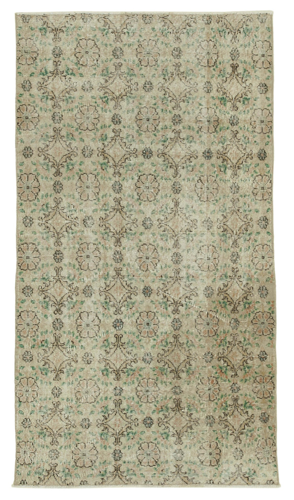 4x7 Beige Overdyed Rug - 31238