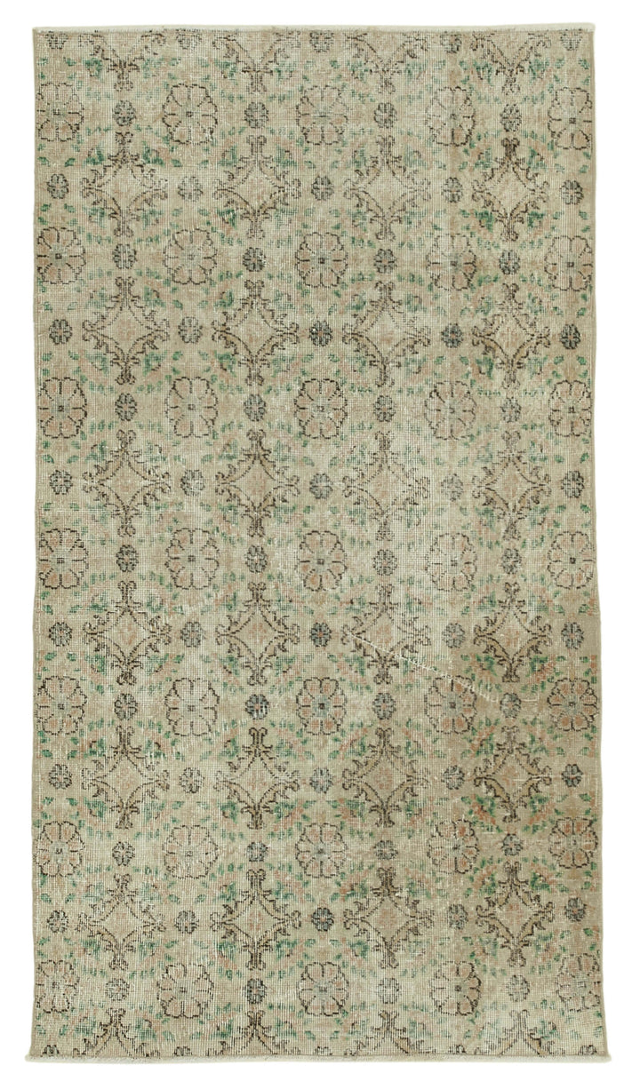 4x7 Beige Overdyed Rug - 31238
