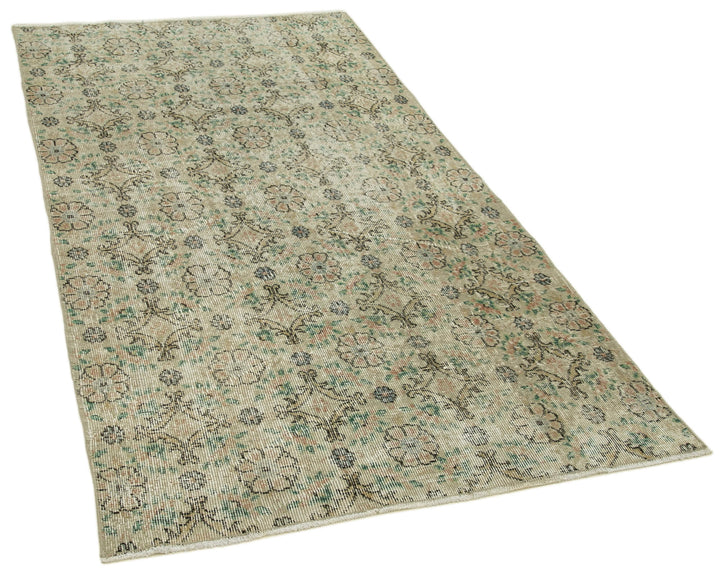 4x7 Beige Overdyed Rug - 31238