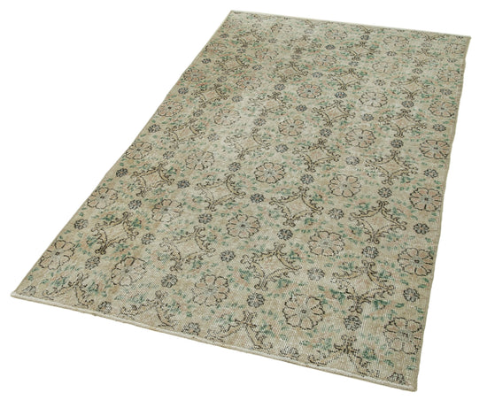 4x7 Beige Overdyed Rug - 31238