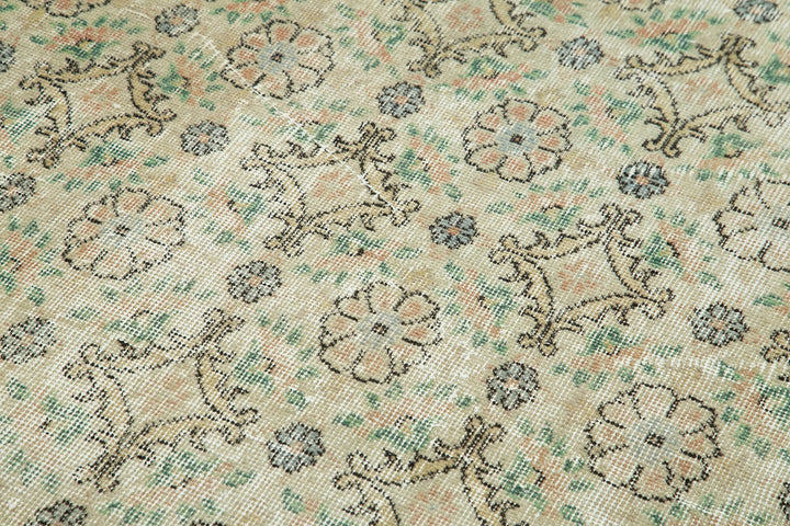 4x7 Beige Overdyed Rug - 31238