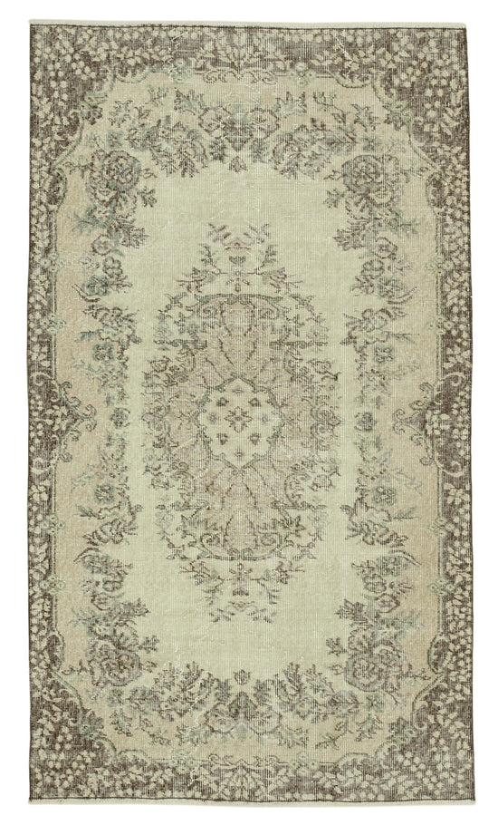 4x7 Beige Overdyed Rug - 31243