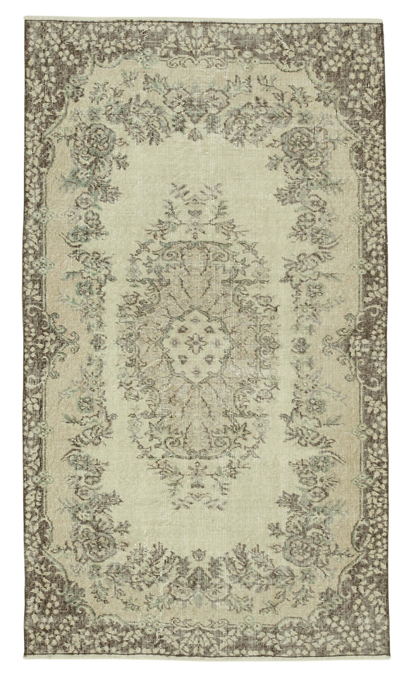 4x7 Beige Overdyed Rug - 31243
