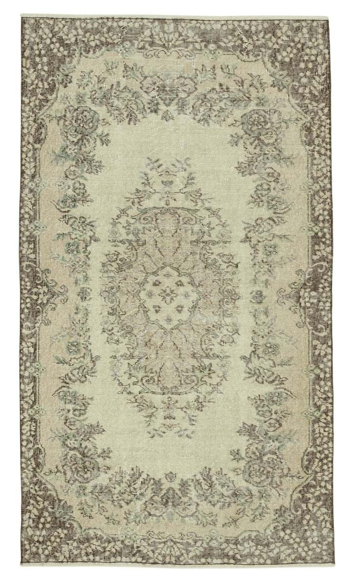 4x7 Beige Overdyed Rug - 31243
