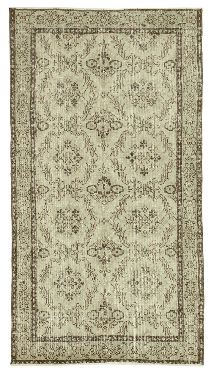 4x7 Beige Overdyed Rug - 31245