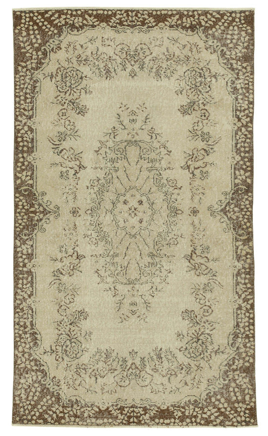 4x7 Beige Overdyed Rug - 31247