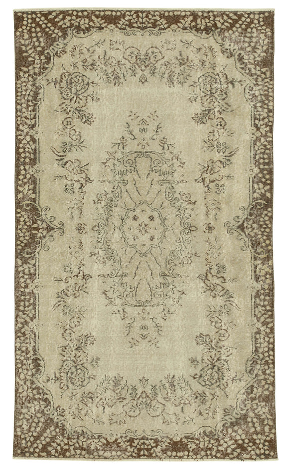 4x7 Beige Overdyed Rug - 31247