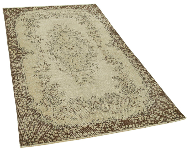 4x7 Beige Overdyed Rug - 31247