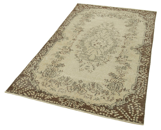 4x7 Beige Overdyed Rug - 31247