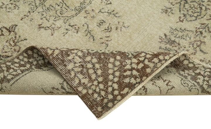 4x7 Beige Overdyed Rug - 31247
