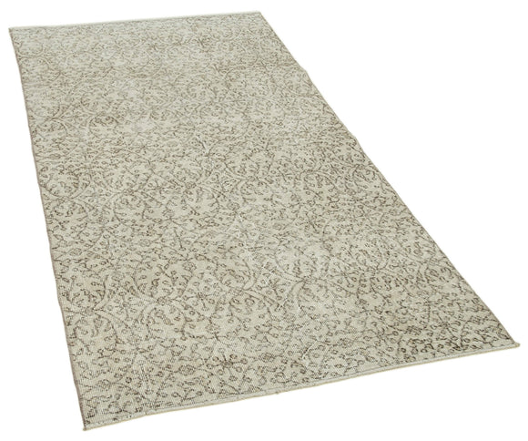 4x7 Beige Overdyed Rug - 31252