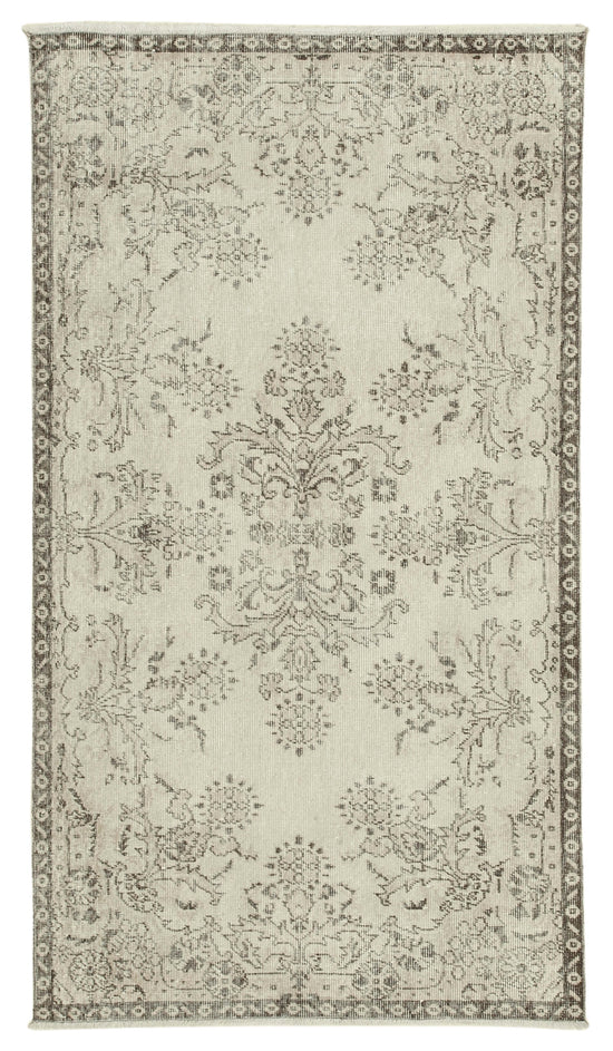 4x7 Beige Overdyed Rug - 31255