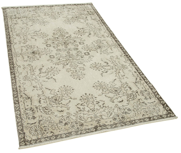 4x7 Beige Overdyed Rug - 31255