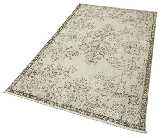 4x7 Beige Overdyed Rug - 31255