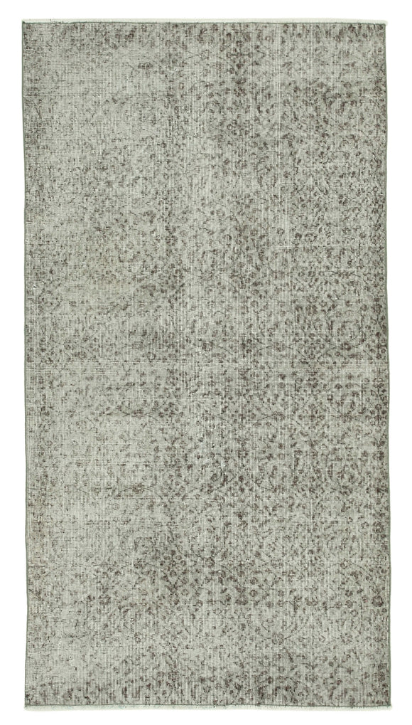 4x7 Grey Overdyed Rug - 31257