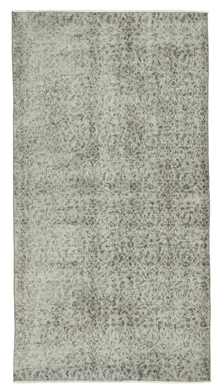 4x7 Grey Overdyed Rug - 31257