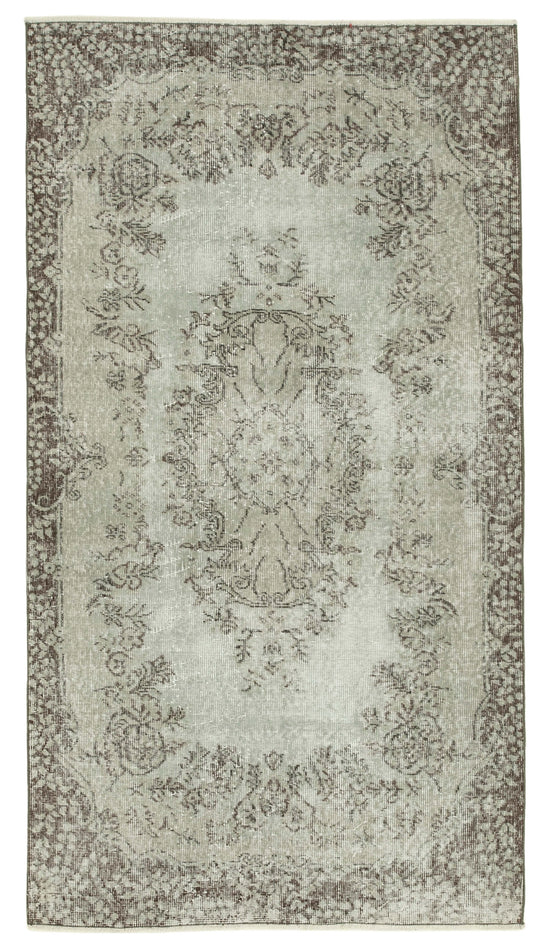 4x7 Grey Overdyed Rug - 31267