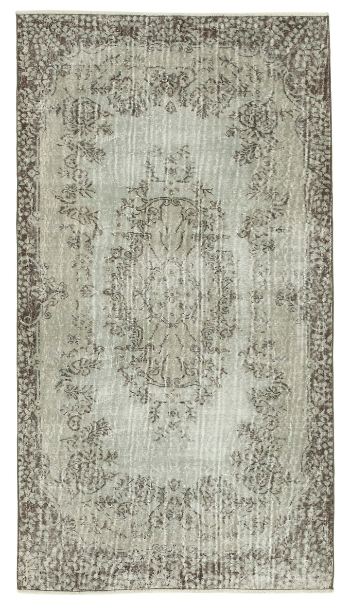 4x7 Grey Overdyed Rug - 31267