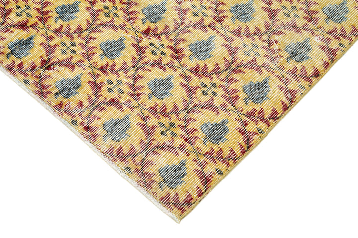 4x7 Yellow Overdyed Rug - 31268