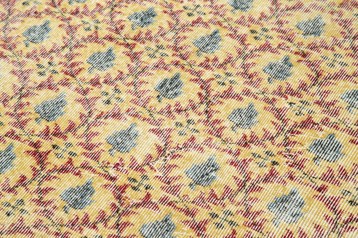 4x7 Yellow Overdyed Rug - 31268