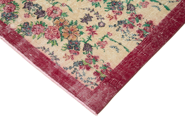 4x7 Red Overdyed Rug - 31269