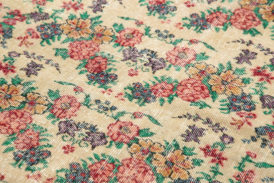 4x7 Red Overdyed Rug - 31269