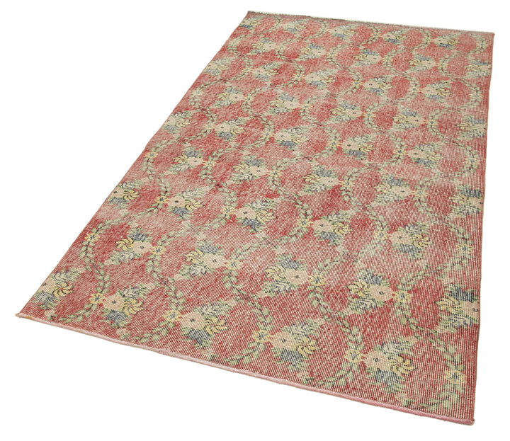 4x7 Red Overdyed Rug - 31270