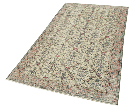 4x7 Beige Overdyed Rug - 31272