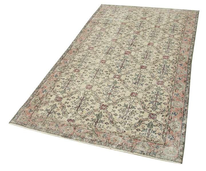 4x7 Beige Overdyed Rug - 31272