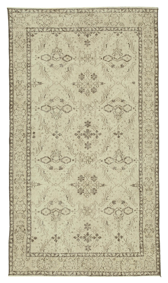 4x7 Beige Overdyed Rug - 31285