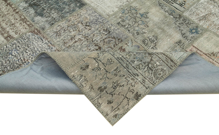 8x11 Grey Patchwork Rug- 31292