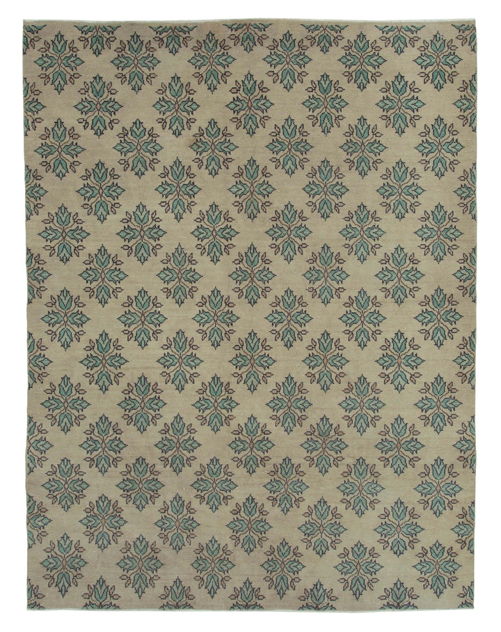 7x9 Beige Bohemian Rug  - 31302