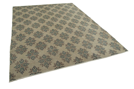 7x9 Beige Bohemian Rug  - 31302