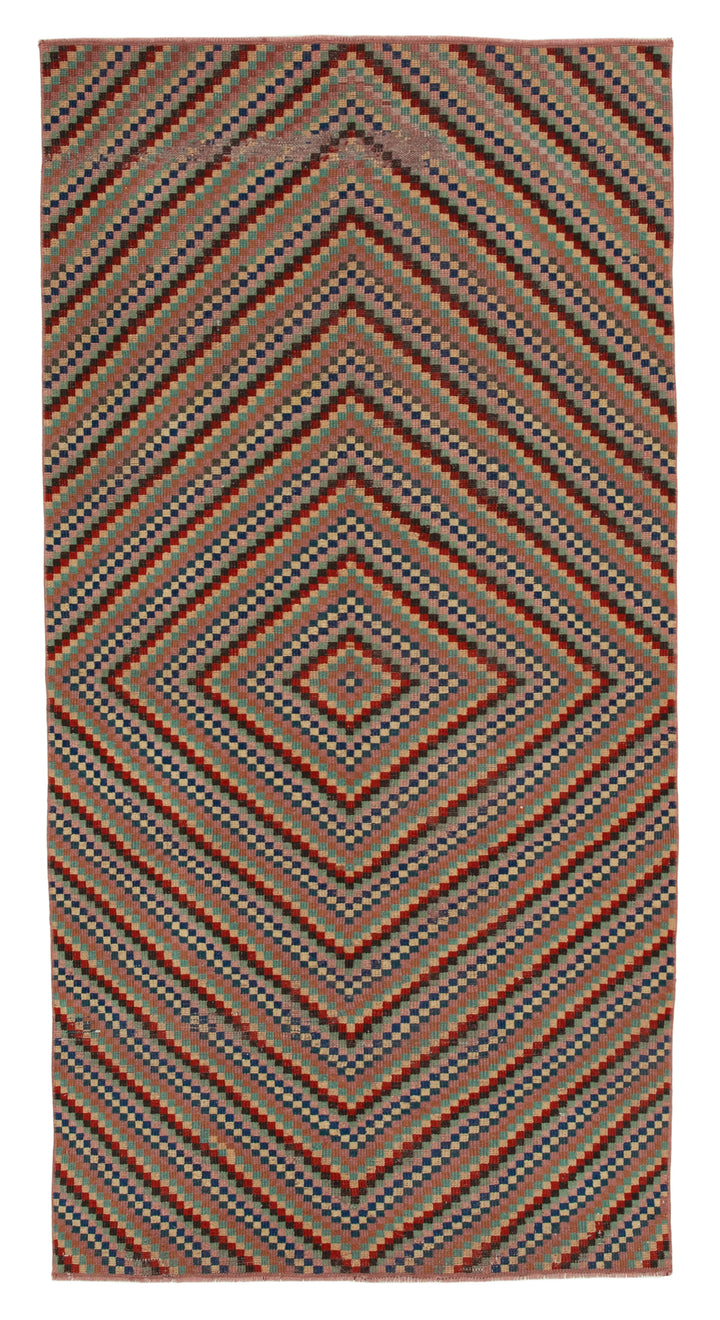 4x8 Multicolor Bohemian Runner Rug - 31317