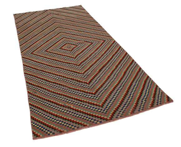 4x8 Multicolor Bohemian Runner Rug - 31317