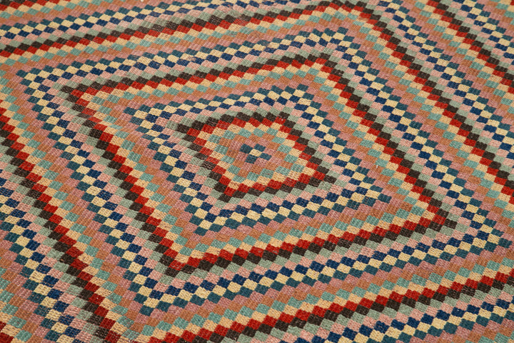 4x8 Multicolor Bohemian Runner Rug - 31317