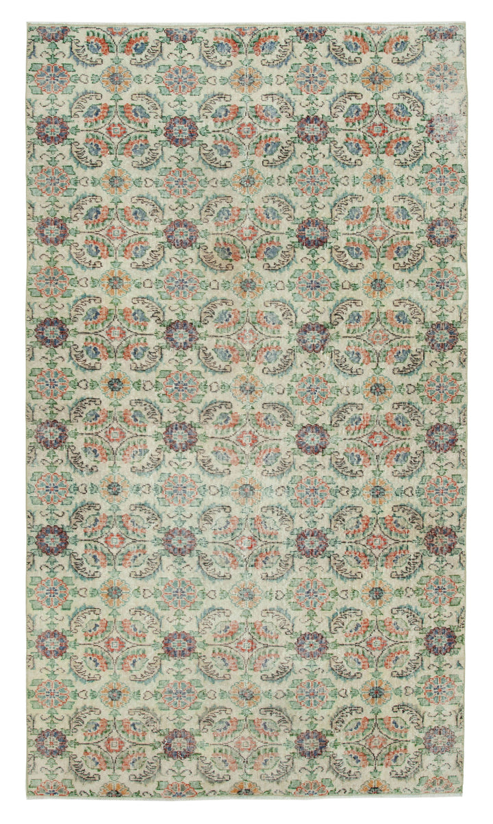 5x9 Multicolor Bohemian Rug  - 31332