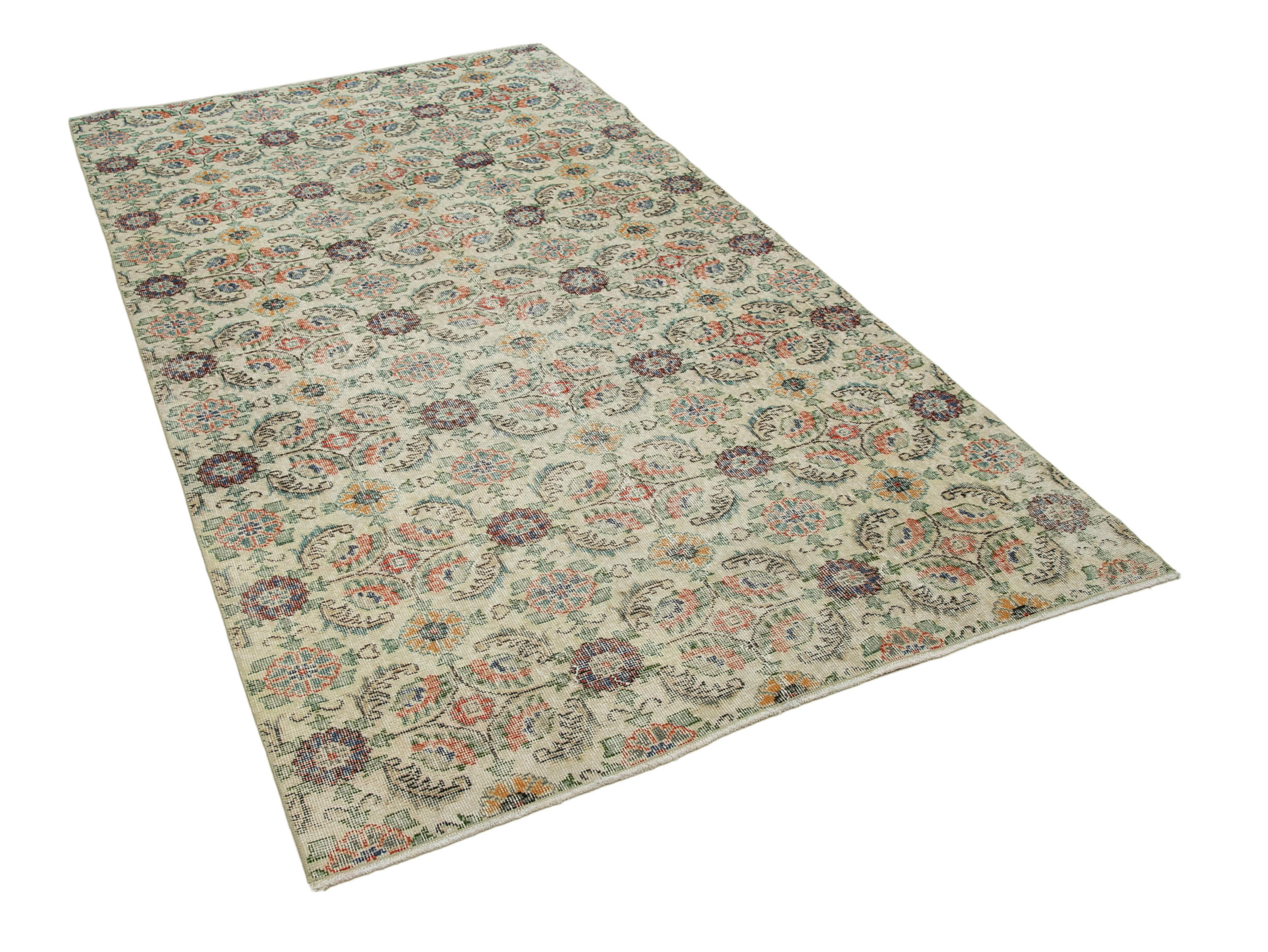 5x9 Multicolor Bohemian Rug  - 31332