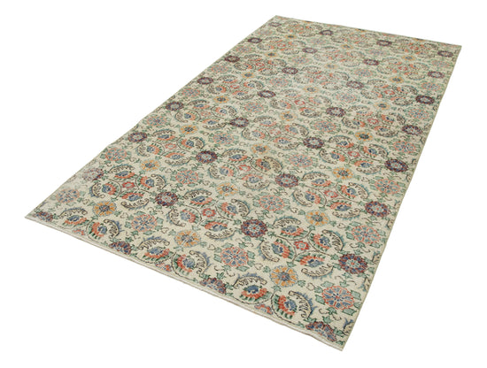 5x9 Multicolor Bohemian Rug  - 31332