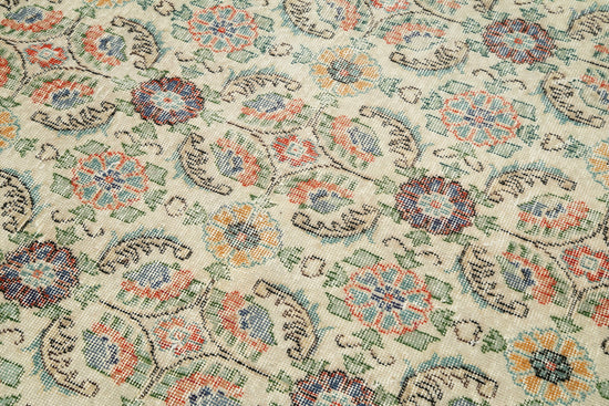 5x9 Multicolor Bohemian Rug  - 31332