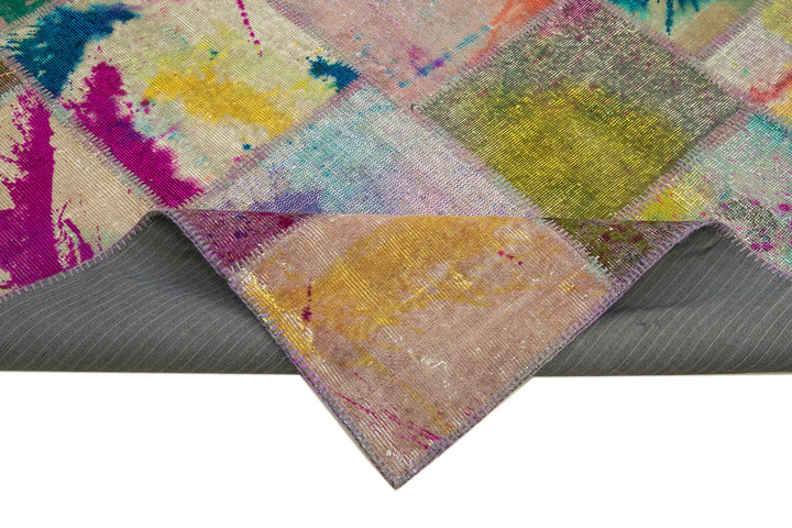 7x10 Multicolor Patchwork Rug - 31338