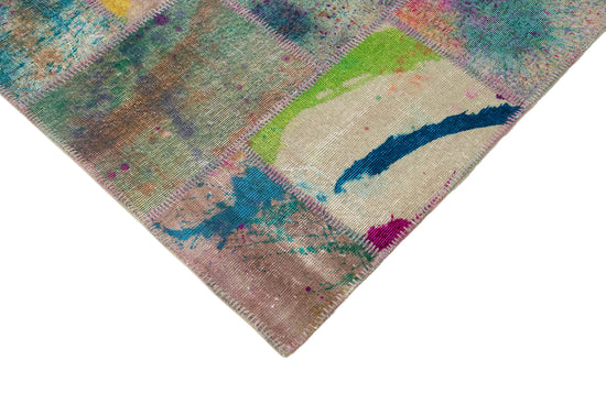 7x10 Multicolor Patchwork Rug - 31340