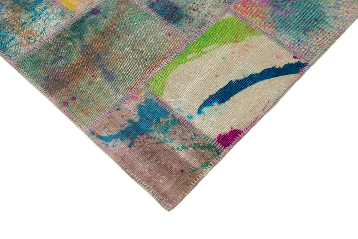7x10 Multicolor Patchwork Rug - 31340