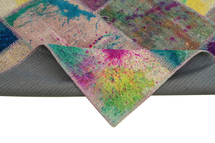 7x10 Multicolor Patchwork Rug - 31340