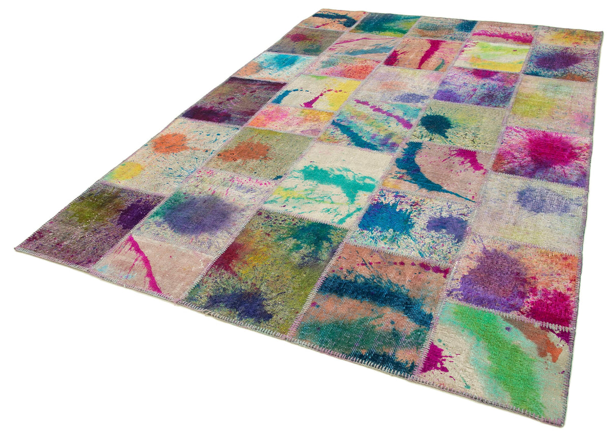 6x10 Multicolor Patchwork Rug - 31341