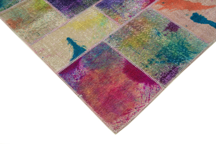 7x10 Multicolor Patchwork Rug - 31342