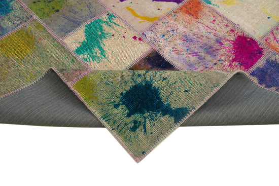 7x10 Multicolor Patchwork Rug - 31342