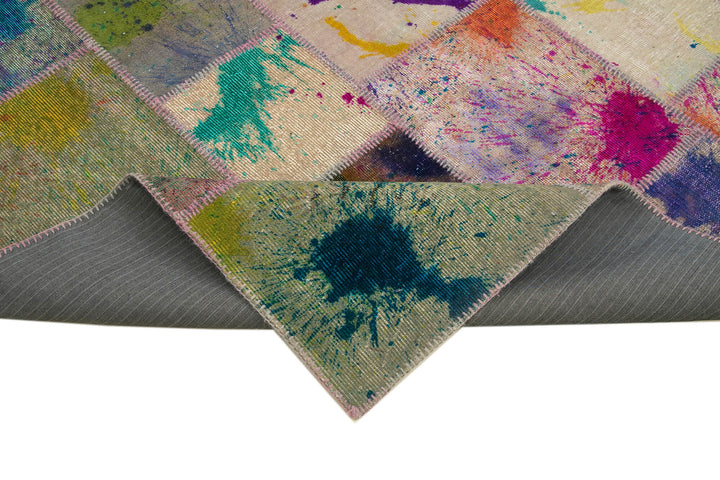 7x10 Multicolor Patchwork Rug - 31342