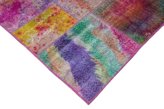 7x10 Multicolor Patchwork Rug - 31344