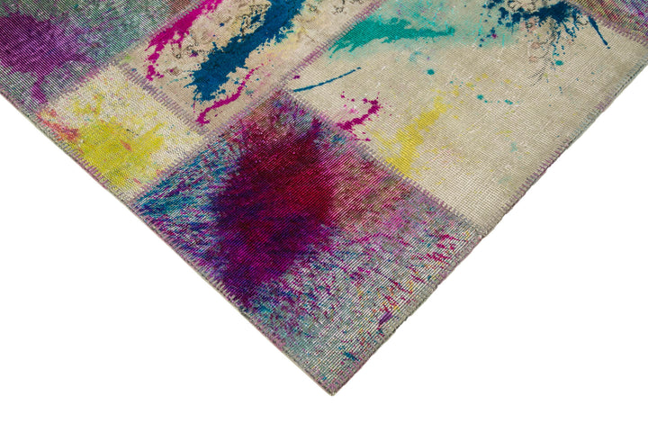 7x10 Multicolor Patchwork Rug - 31346